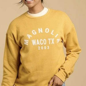 COPY - NWT Magnolia- Waca TX Mustard Sweatshirt